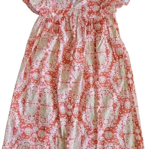 Anthropologie Maeve Flutter Sleeve Babydoll Dress - Picture 6 of 9